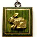 Painted Frame with Bunny
