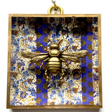 Acrylic Frame with Italian Bee / Slight Imperfections
