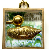 Acrylic Frame with Duck / Slight Imperfections