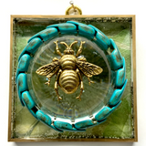 Acrylic Frame with Grande Bee on Dome / Slight Imperfections