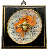 Painted Frame with Grande Bee on Agate