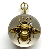 Clear Acrylic Dome with Grande Bee / Slight Imperfections