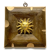 Wooden Frame with Sun