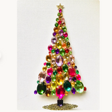 Czech Rhinestone Christmas Tree