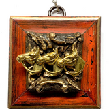 Painted Frame with Horses