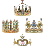 Paper Party Crowns | 3 designs! (Set of 4 Crowns)