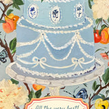All the Best Wedgewood Cake Greeting Card