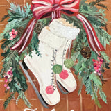 Vintage Ice Skates Greeting Card