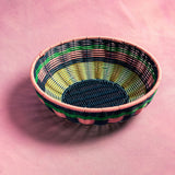 Maegen Woven Bowl | Pink/Navy