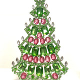 Czech Rhinestone Christmas Tree