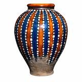 Old Chinese Dynasty Tang Sancai Porcelain Palace Vase