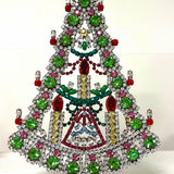 Czech Rhinestone Christmas Tree