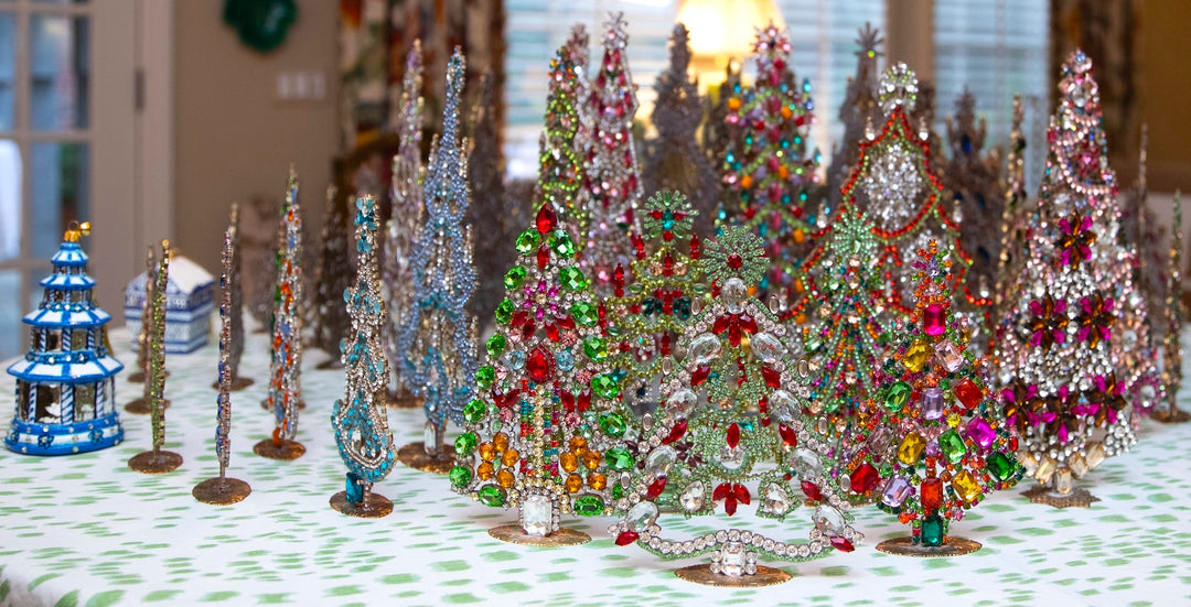 Vintage Czech Christmas Trees & Rhinestone Decor | The French Tangerine ...
