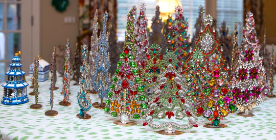 Vintage Czech Christmas Trees & Rhinestone Decor | The French Tangerine ...
