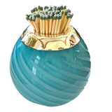 Lucy Cope Matchstriker Medium Cornflower Spirals