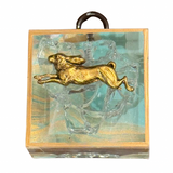 Acrylic Frame with Hare on Acrylic Piece / Slight Imperfections