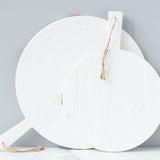 Mod White Charcuterie Board ~ Medium Round
