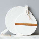 Mod White Charcuterie Board ~ Medium Round